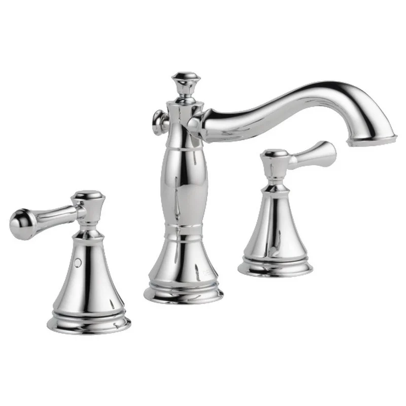Delta Faucet Cassidy Two Handle Widespread Bathroom Sink Faucet in Chrome | Ferguson