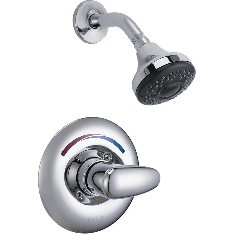 Delta Faucet Commercial One Handle Single Function Shower Faucet in Chrome (Trim Only) | Ferguson