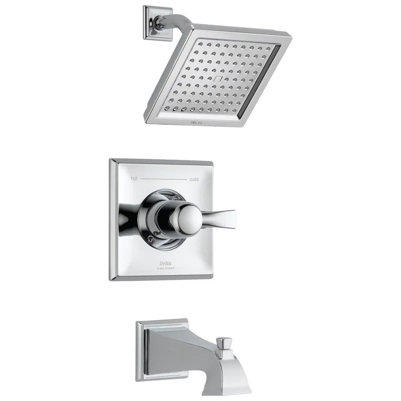 Delta Faucet Dryden One Handle Single Function Bathtub & Shower Faucet in Chrome (Trim Only) | Ferguson