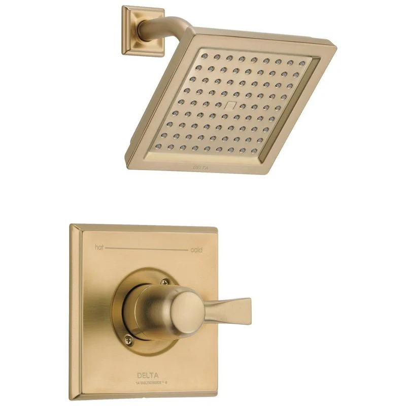Delta Faucet Dryden One Handle Single Function Shower Faucet in Brilliance Champagne Bronze (Trim Only) | Ferguson