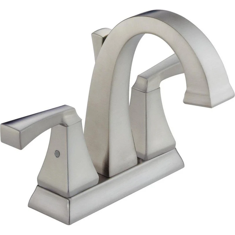 Delta Faucet Dryden Two Handle Centerset Bathroom Sink Faucet in Brilliance Stainless | Ferguson