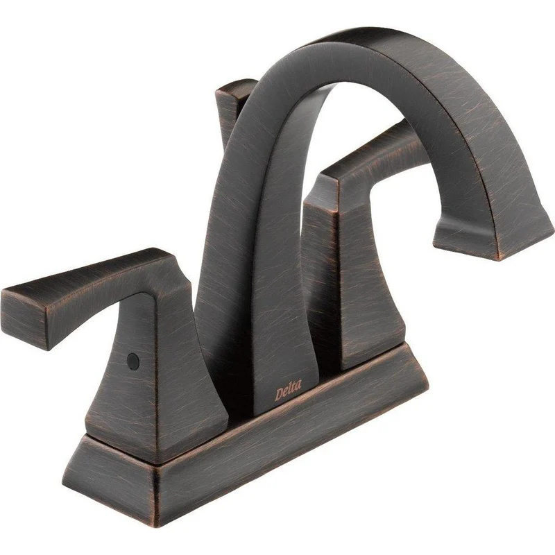 Delta Faucet Dryden Two Handle Centerset Bathroom Sink Faucet in Venetian Bronze | Ferguson