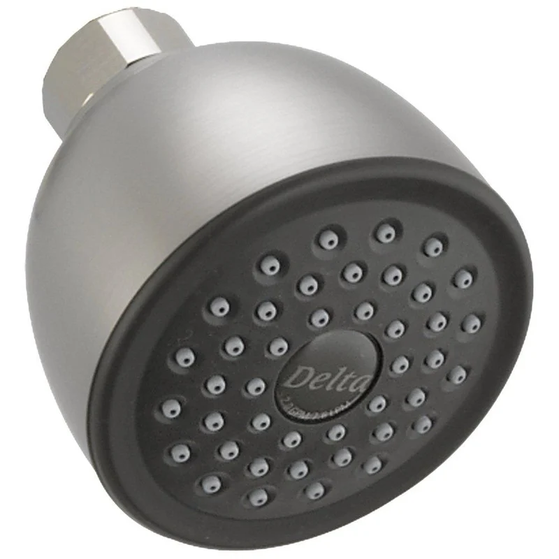 Delta Faucet Fundamentals Single Function Showerhead in Brilliance Stainless | Ferguson