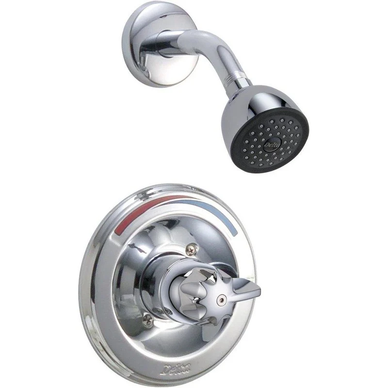 Delta Faucet HDF One Handle Single Function Shower Faucet in Chrome (Trim Only) | Ferguson