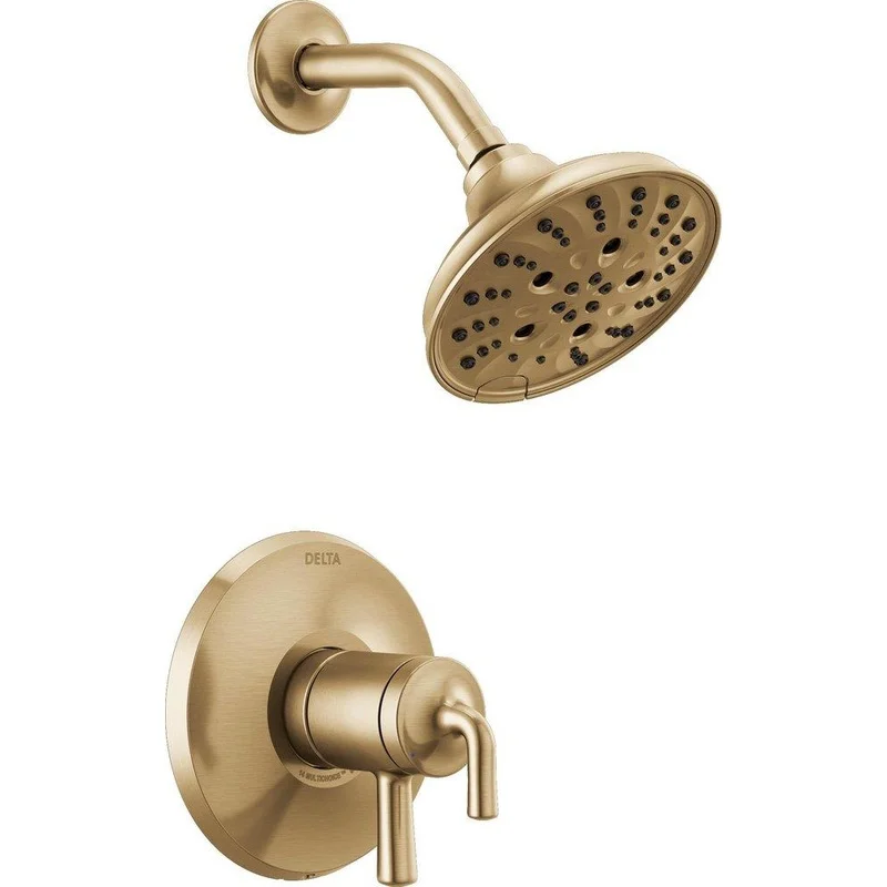Delta Faucet Kayra Two Handle Multi Function Shower Faucet in Champagne Bronze (Trim Only) | Ferguson