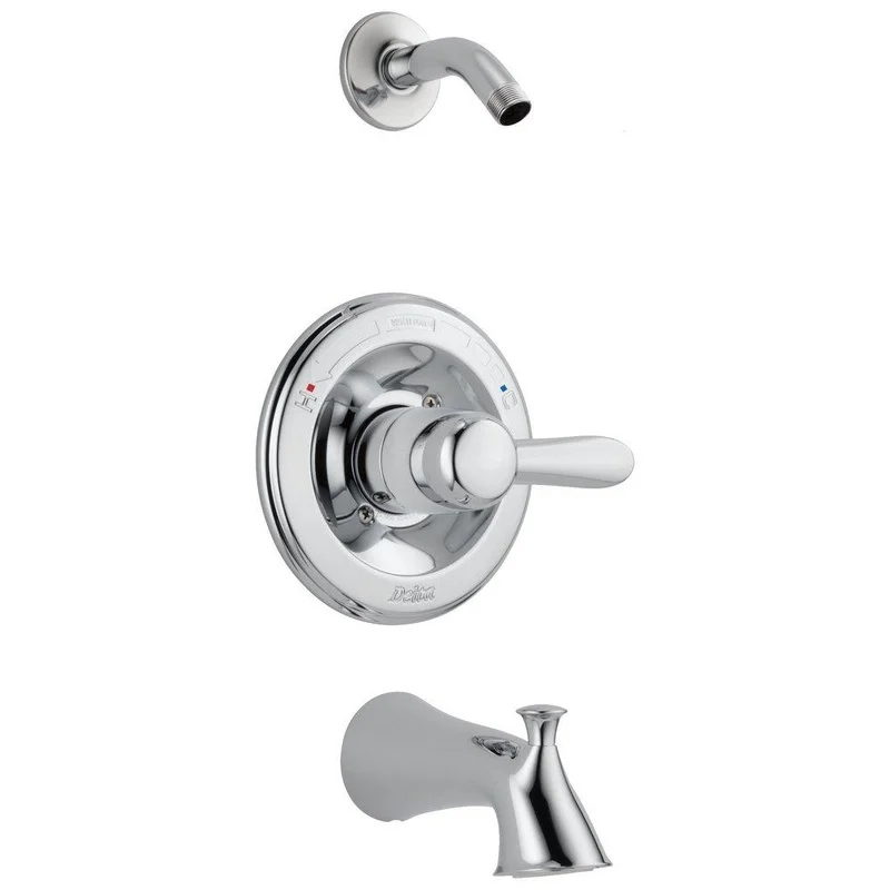 Delta Faucet Lahara Single Handle Bathtub & Shower Faucet in Chrome (Trim Only) | Ferguson