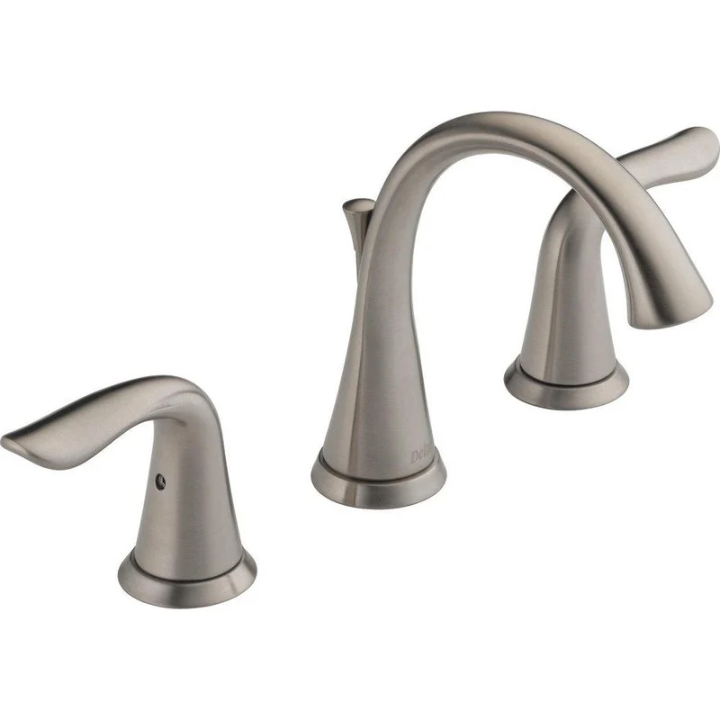Delta Faucet Lahara Two Handle Widespread Bathroom Sink Faucet in Brilliance Stainless | Ferguson