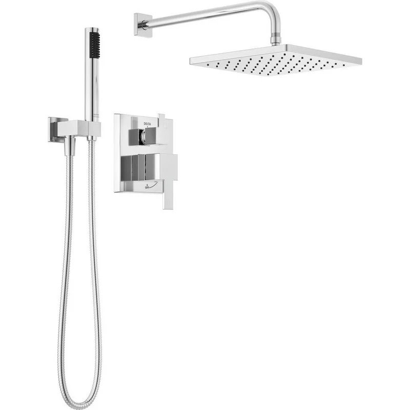 Delta Faucet Modern Two Handle Single Function Shower System in Chrome | Ferguson