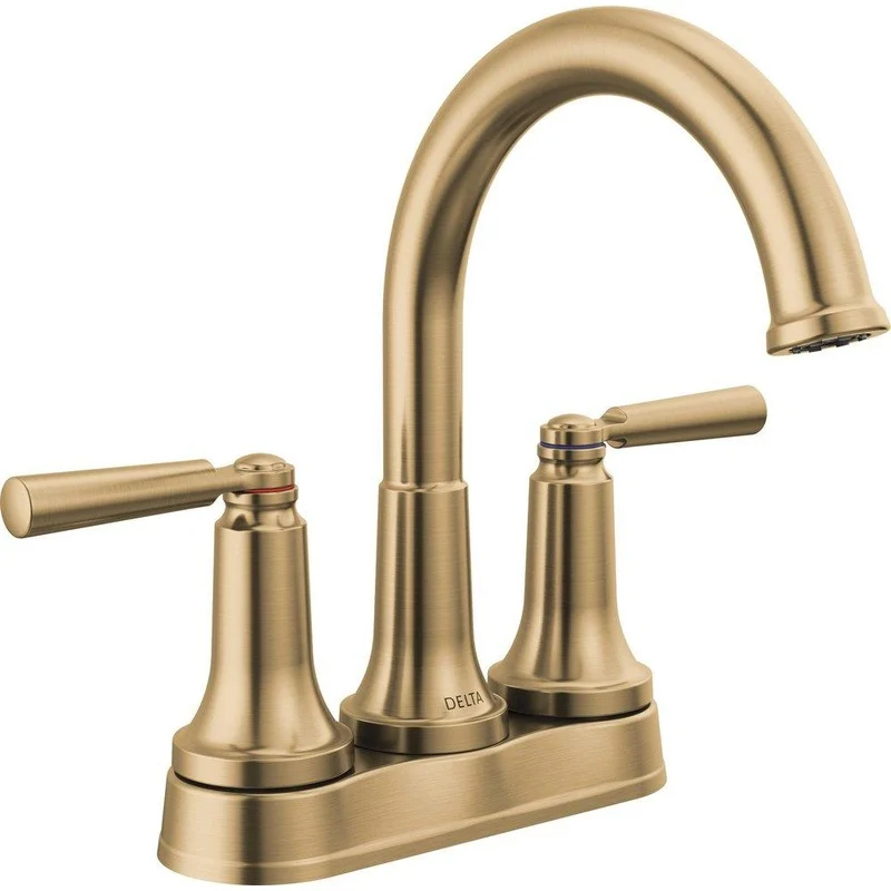 Delta Faucet Saylor Two Handle Centerset Bathroom Sink Faucet in Brilliance Champagne Bronze | Ferguson