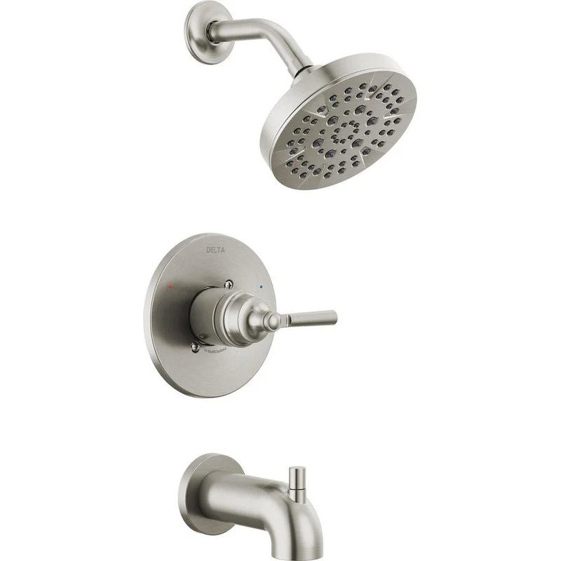 Delta Faucet Saylor Two Handle Multi Function Bathtub & Shower Faucet in Brilliance Champagne Bronze (Trim Only) | Ferguson