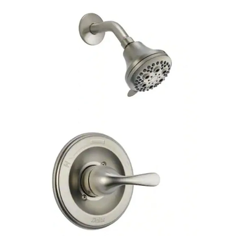 Delta Faucet Single Handle Multi Function Shower Faucet in Brilliance Stainless (Trim Only) | Ferguson