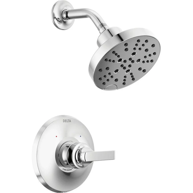 Delta Faucet Tetra Single Handle Multi Function Shower Faucet in Lumicoat Chrome (Trim Only) | Ferguson