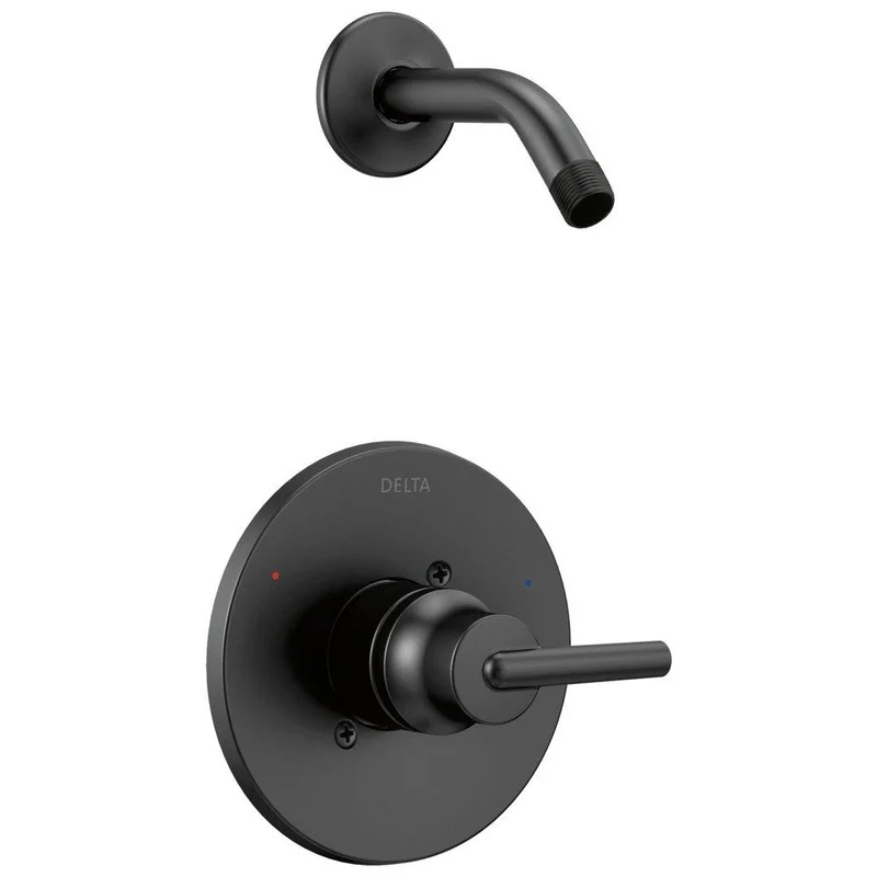 Delta Faucet Trinsic Single Handle Shower Faucet in Matte Black (Trim Only) (Showerhead Sold Separately) | Ferguson