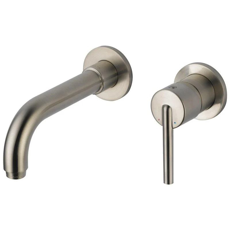 Delta Faucet Trinsic Single Handle Wall Mount Bathroom Sink Faucet in Brilliance Stainless | Ferguson