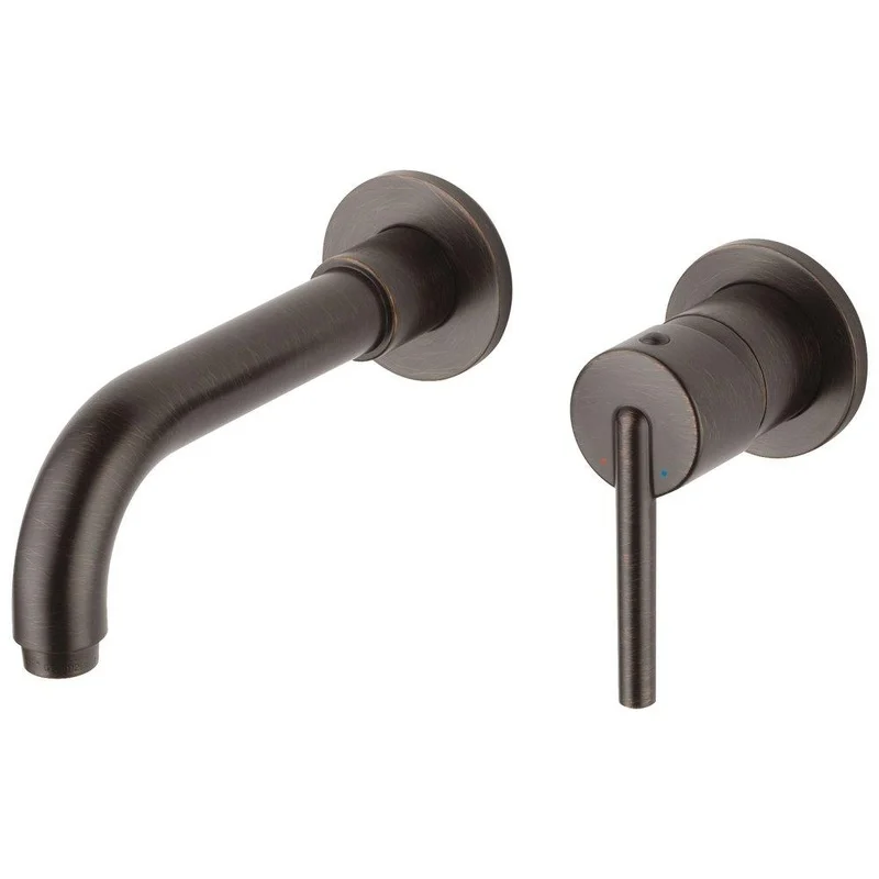 Delta Faucet Trinsic Single Handle Wall Mount Bathroom Sink Faucet in Venetian Bronze | Ferguson