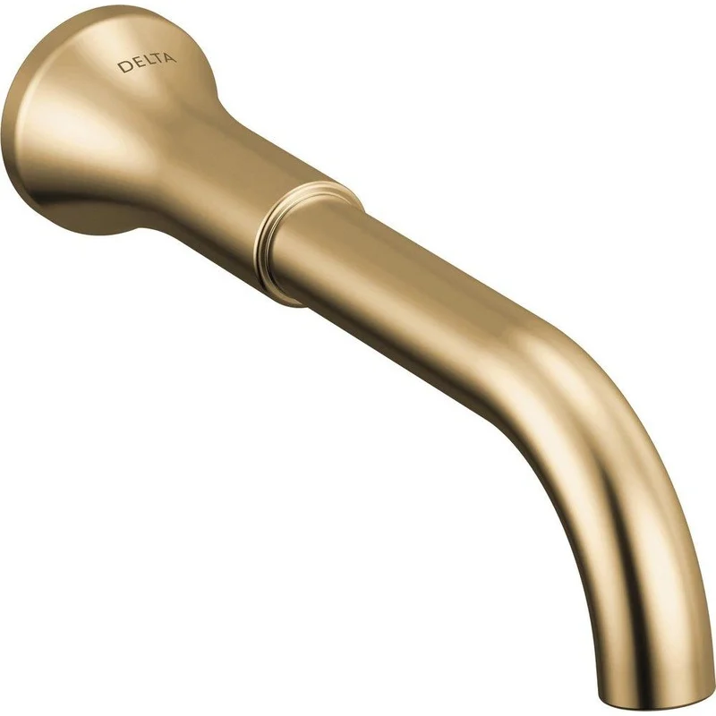 Delta Faucet Trinsic Wall Mount Bathroom Sink Faucet in Champagne Bronze (Handles Sold Separately) | Ferguson