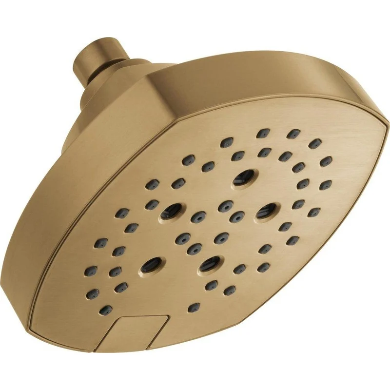Delta Faucet Universal Showering Multi Function Showerhead in Lumicoat Champagne Bronze | Ferguson