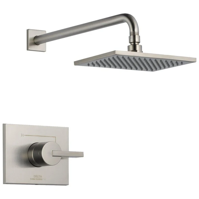 Delta Faucet Vero One Handle Single Function Shower Faucet in Brilliance Stainless (Trim Only) | Ferguson