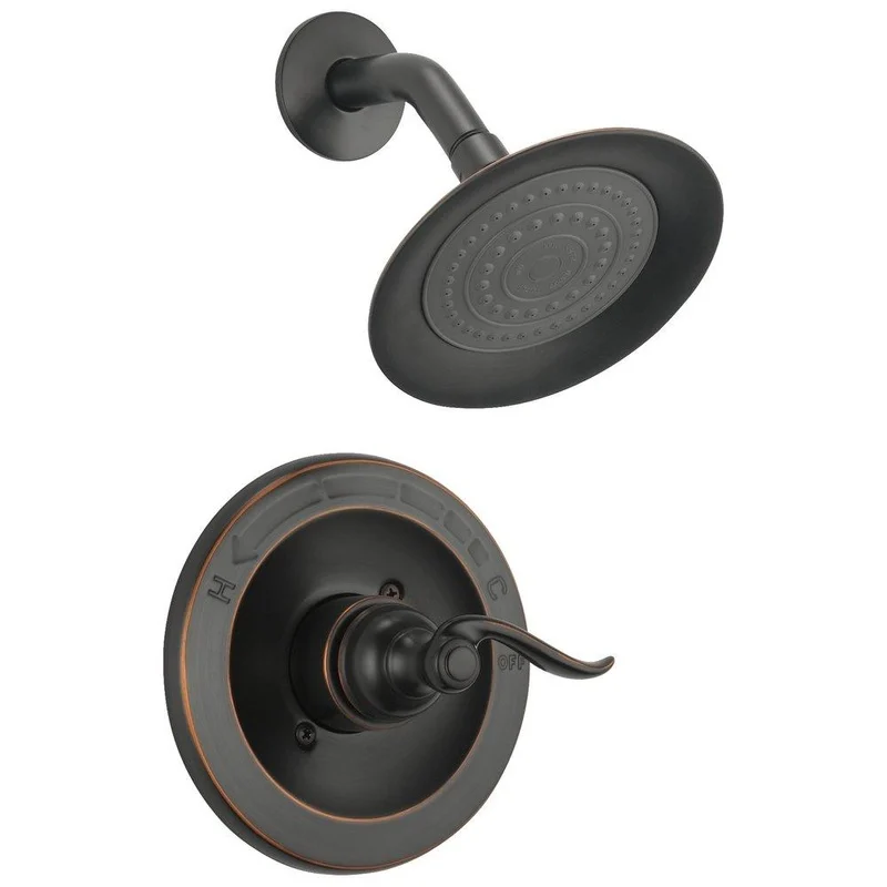 Delta Faucet Windemere One Handle Single Function Shower Faucet in Oil Rubbed Bronze (Trim Only) | Ferguson