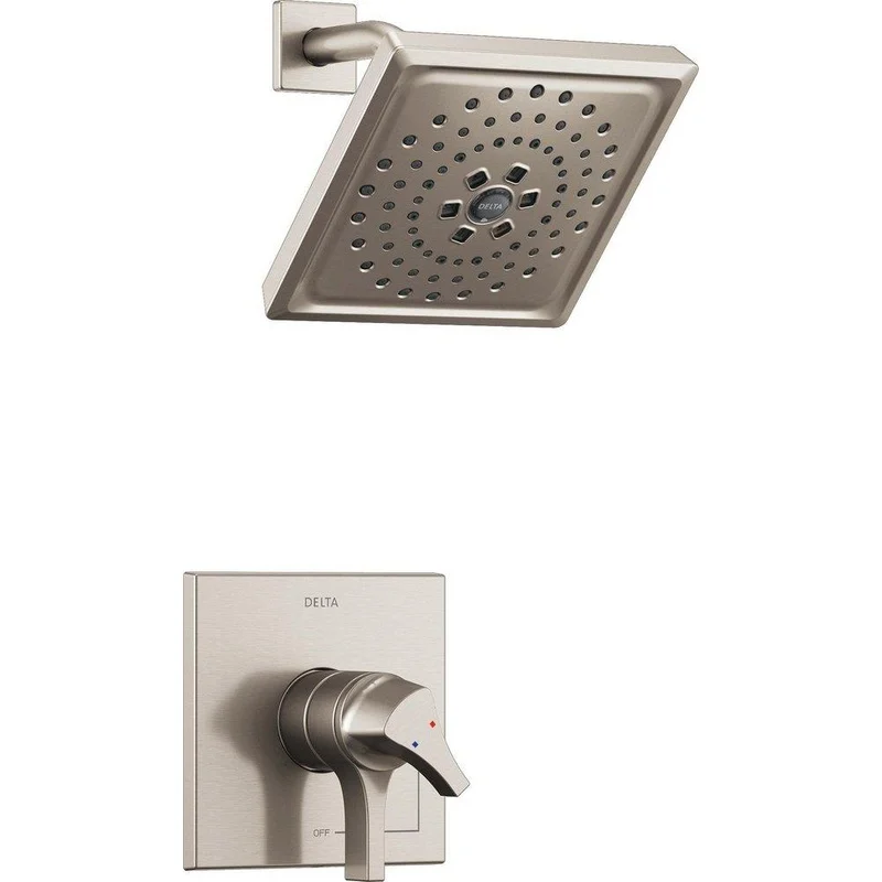 Delta Faucet Zura Single Handle Multi Function Shower Faucet in Brilliance Stainless (Trim Only) | Ferguson
