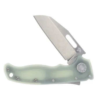 Demko Knives AD20.5 Natural 2.87 Inch Plain Stonewash Sharksfoot AD205-S35-SFN