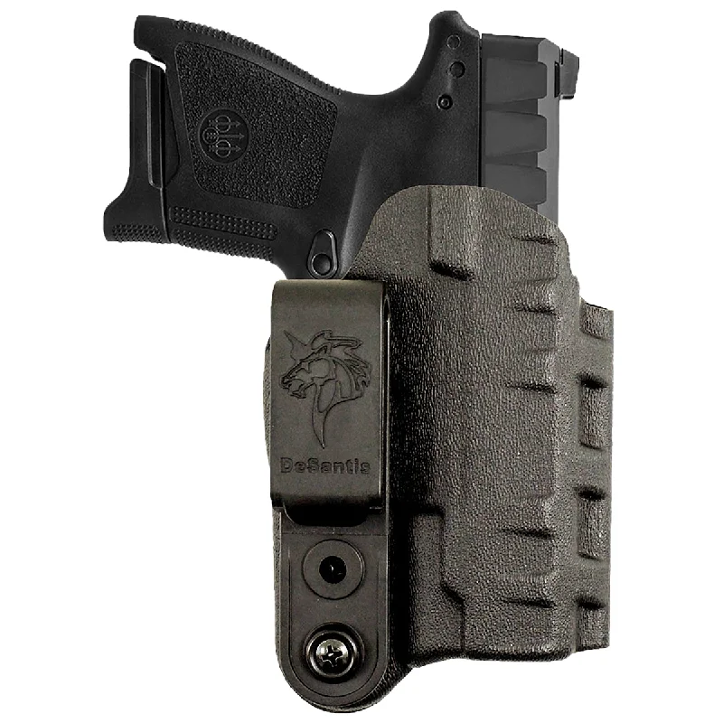 DeSantis Gunhide 137KJ8RZ0 Slim-Tuk IWB Black Kydex Belt Clip Fits Taurus G2C/G2S/G3C Belt 1.75″ Wide Ambidextrous