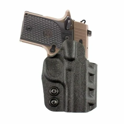 DeSantis Gunhide D94KA1RZ0 Cazzuto OWB Black Kydex Paddle Fits S&W M&P 9 Shield EZ Right Hand