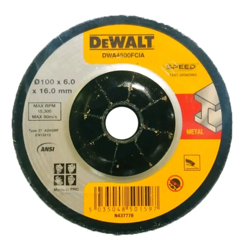 Dewalt DWA4500FCIA Grinding Disc 4″ For Metal
