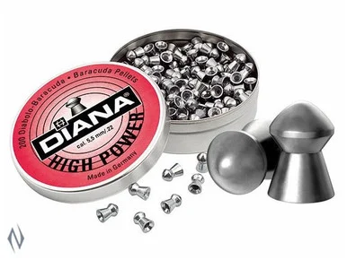 DIANA HIGH POWER 22 AIR PELLETS 200 PK
