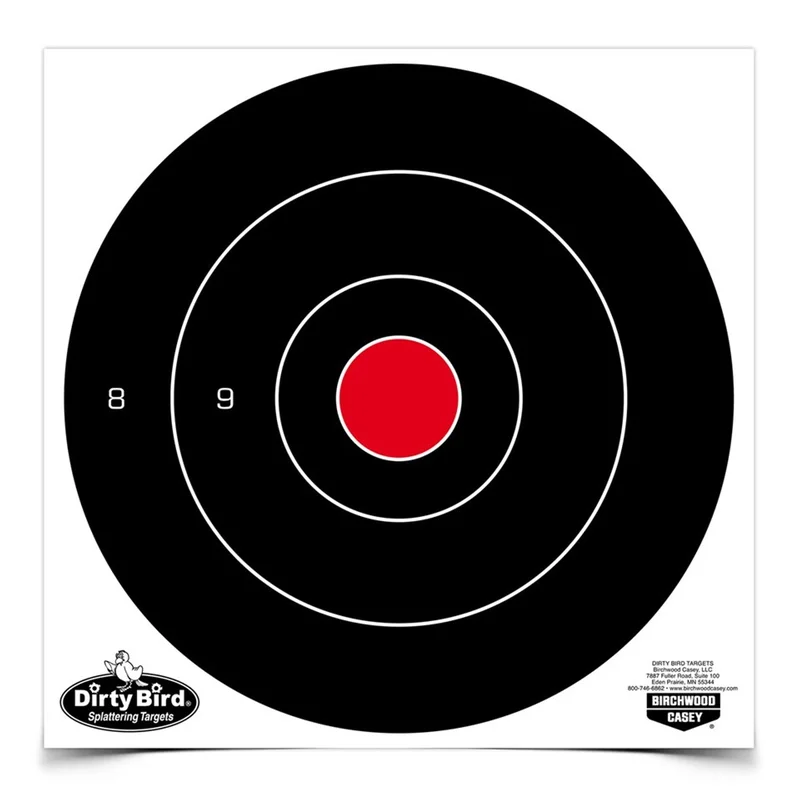 Dirty Bird 8 Inch Bulls-Eye Target, 200 Targets