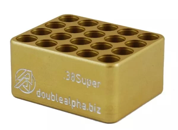 Double Alpha Academy Golden Pocket Case Gage – 45 ACP