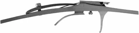 Double Set Trigger early style curled long bar rear trigger