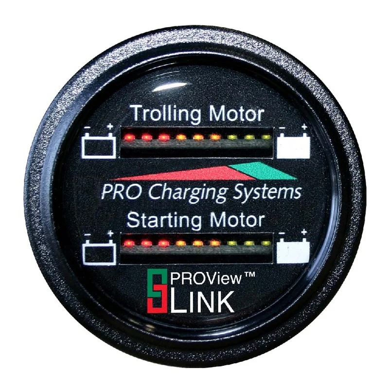 Dual Pro Battery Fuel Gauge – Marine Dual Read Battery Monitor – 12V/36V System – 15 Battery Cable [BFGWOM1536V/12V]