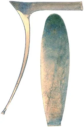 Early Plains Rifle Buttplate, sand cast nickel silverOverall length is 5-1/4", width 1-3/8", comb 3-7/16"