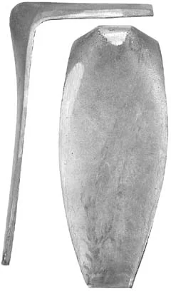 Early Wide Style Buttplate, sand cast nickel silverOverall 5-1/8", width 2-1/8", comb 2-3/4"