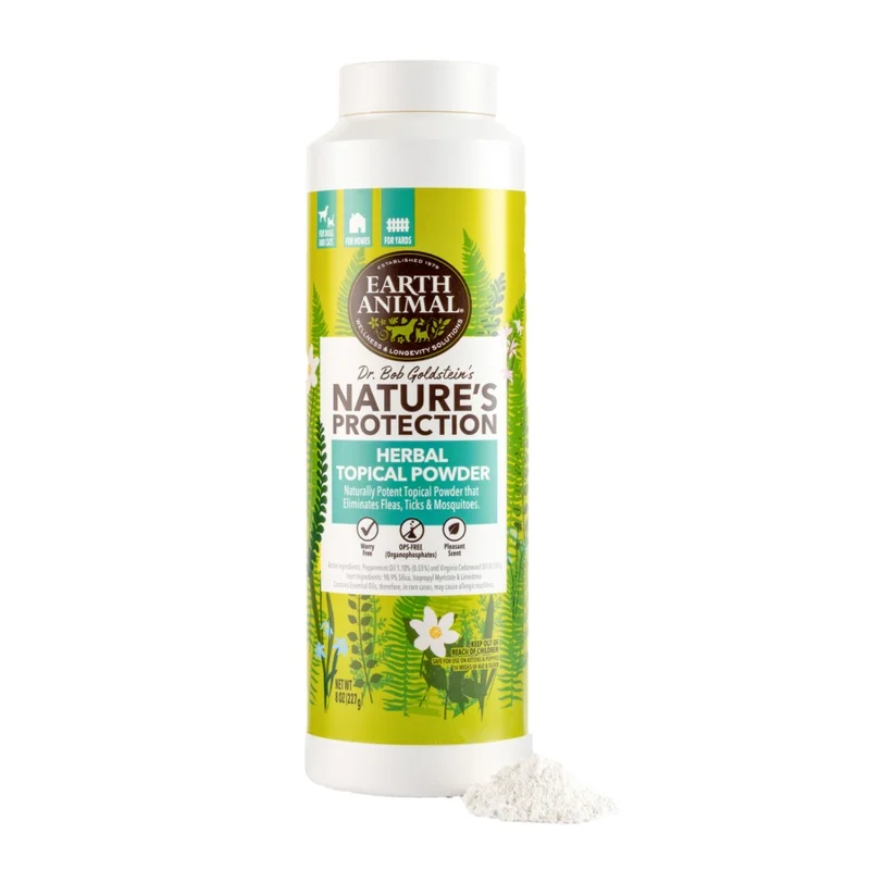 Earth Animal Nature’s Protection Flea & Tick Herbal Topical Powder