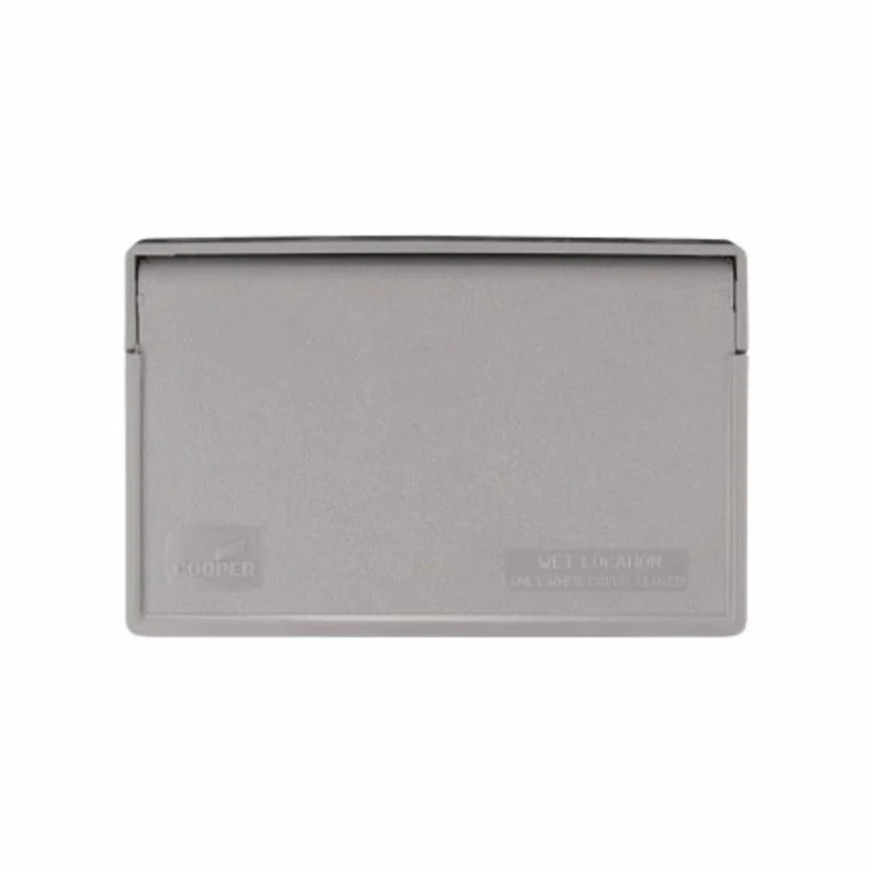 Eaton Cooper Wiring Non-metallic GFCI or Decorator Cover Horizontal