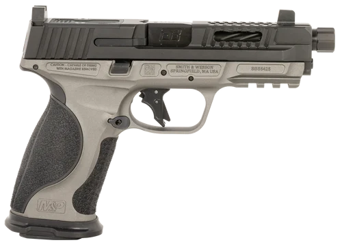 Ed Brown Fueled M&P Match 9mm,4.75" Match Grade Threaded Barrel, Black, Optic Cut/Ported/Serrated SS Slide, 19rd