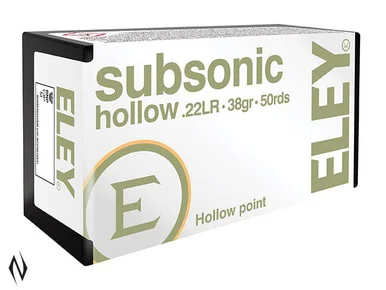 ELEY 22LR SUBSONIC HP 1040FPS