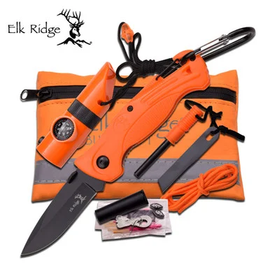 Elk Ridge Hi-Vis Survival Kit