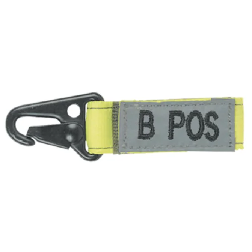 Embroidered Blood Type Tags (B+)