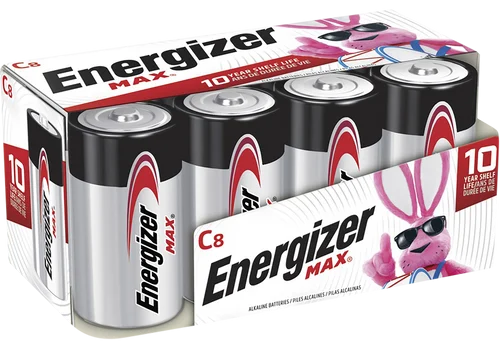 Energizer MAX C Batteries Alkaline 1.5 Volts, Qty (12) 8 Pack