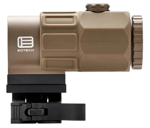 EOTech G45 Magnifier, 5X, QD Mount, Switch to Side, 34mm, Matte Finish, Tan, Includes Mount