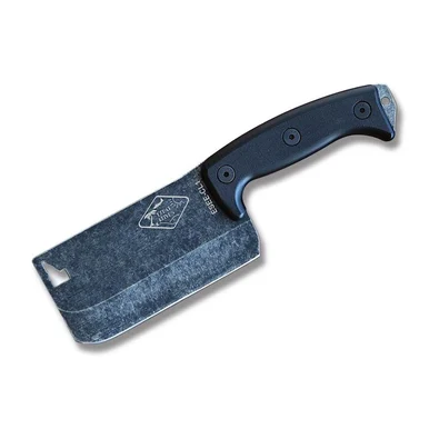 ESEE Expat Cleaver Fixed Blade Knife Blackout 1095/G-10 ESEECL1