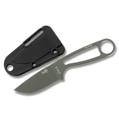 ESEE Izula Survival Kit Fixed Blade Knife 2.63in Skeletonized Olive Drab IZULAODKIT