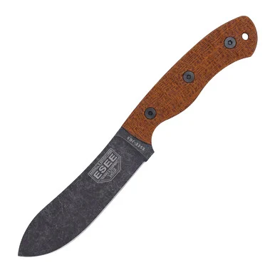 ESEE James Gibson 5 Nessmuk Fixed Blade Knife Burlap Micarta ESEEJG5BM