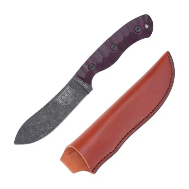 Esee JG5 Burgundy Linen Micarta ESEEJG5LM