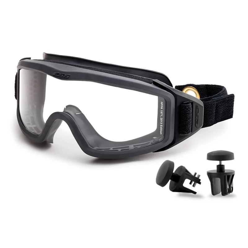 ESS FirePro-1971 EX-1 Structural Firefighting Goggle Kit, Speed Clip, NFPA 2013