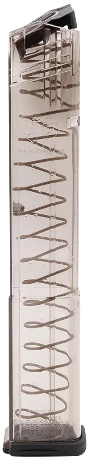 ETS Group SG932030 30rd 9mm Luger Clear Detachable Pistol Magazine for Sig P320
