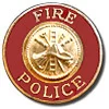 Exclusive Fire Police Enamel Collar Emblem